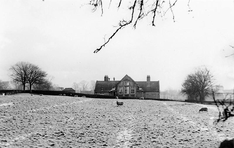 Long Preston School - Jan 1972.JPG - View of Long Preston "Endowed School" in January 1972.
